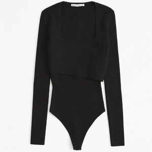 Abercrombie LuxeLoft Wrap Bodysuit